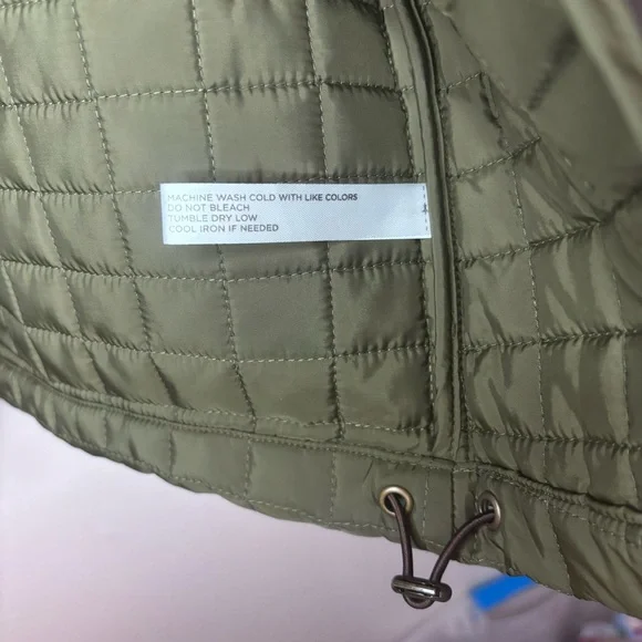 Tuckernuck NWT Olive Green Box Quilt Barn Coat Jacket Corduroy detail sz XL/XXL - Picture 8 of 8